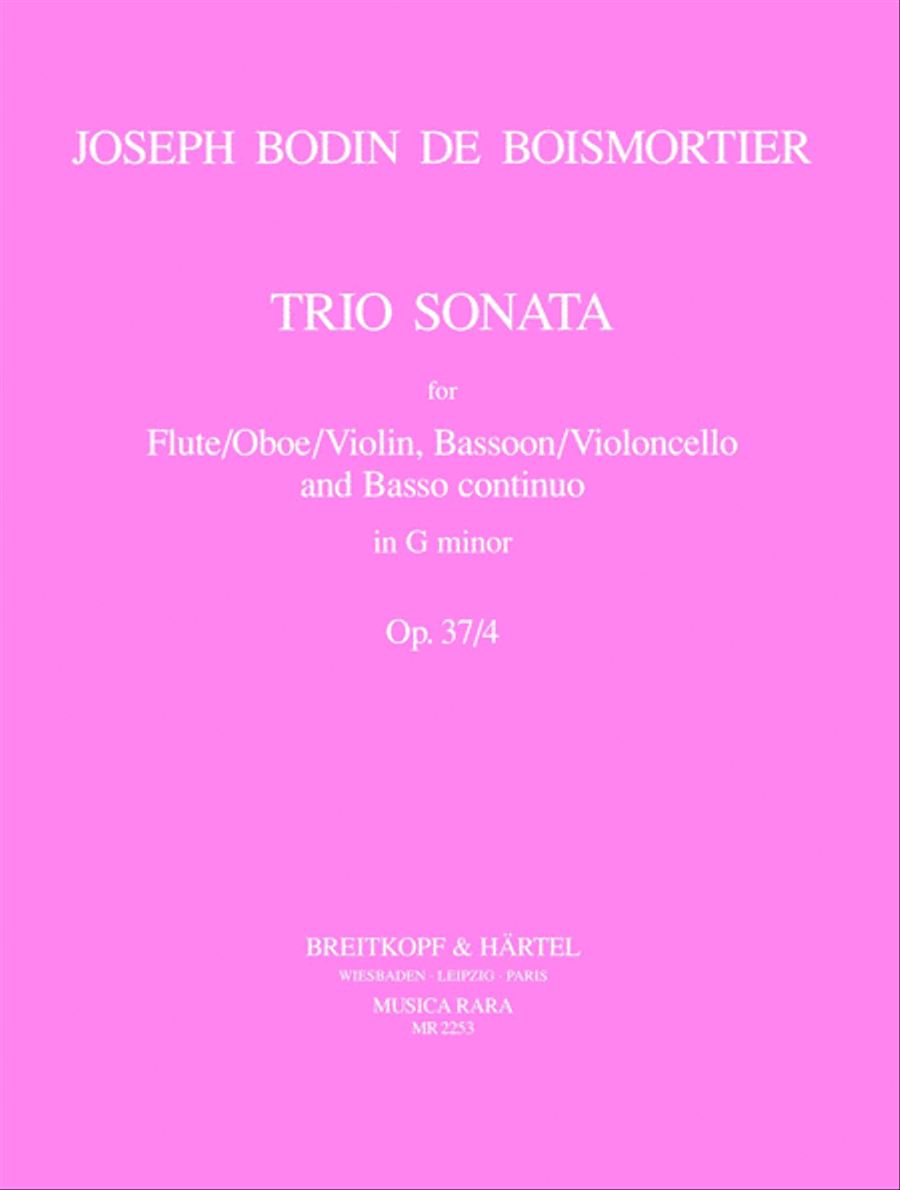 5 Trio Sonatas Op. 37 5 Trio Sonatas Op. 37 Score scores gallery preview page 1
