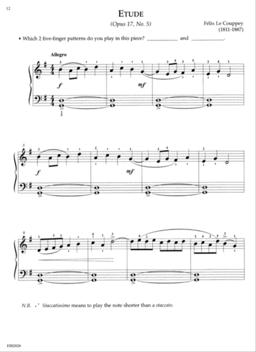 Etudes with Technique, Book 2 Piano Method scores gallery preview page 3