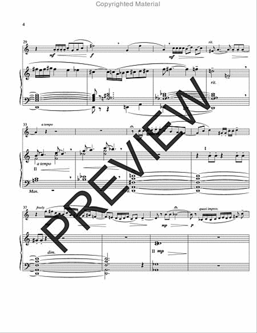 Fantasy on VENI CREATOR SPIRITUS Alto Saxophone scores gallery preview page 4