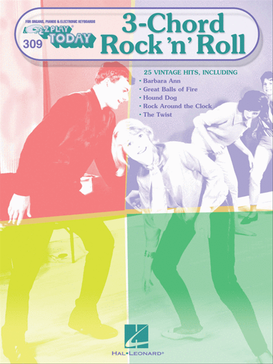 Three Chord Rock 'N' Roll Electronic Keyboard scores gallery preview page 1