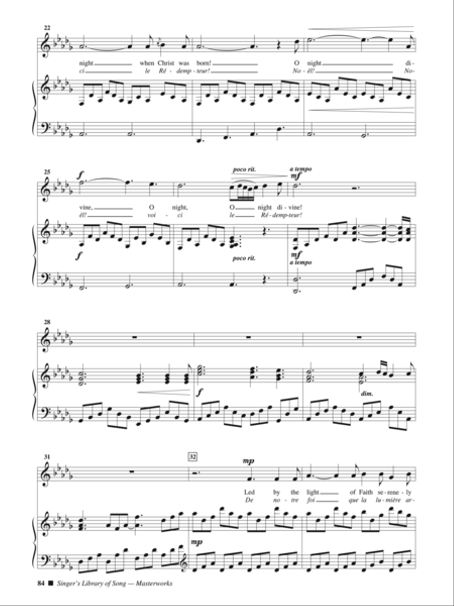 O Holy Night (Cantique De Noel) [High Voice] High Voice scores gallery preview page 3