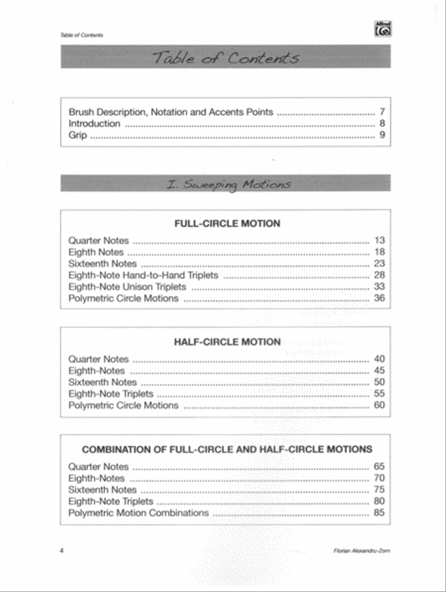 The Complete Guide to Playing Brushes Drum Set scores gallery preview page 2