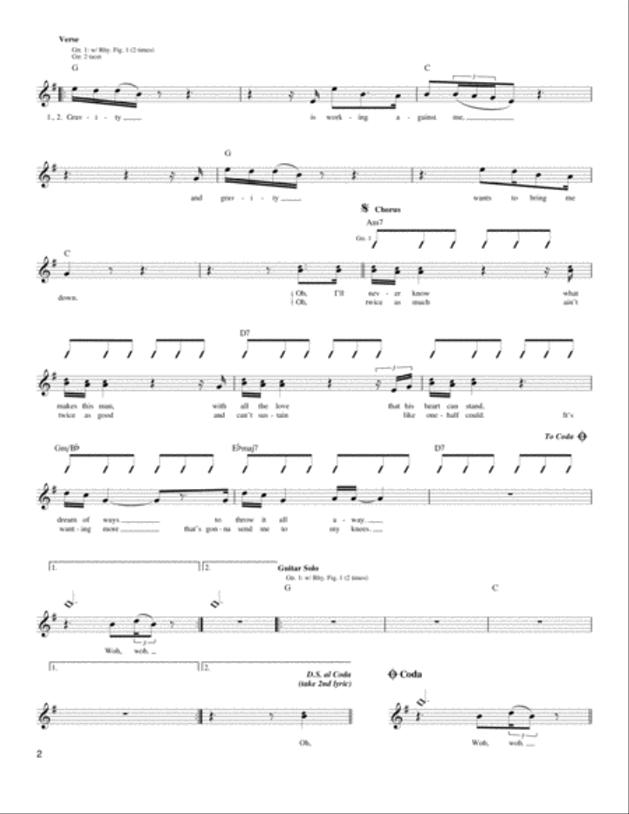 Gravity Acoustic Guitar scores gallery preview page 2
