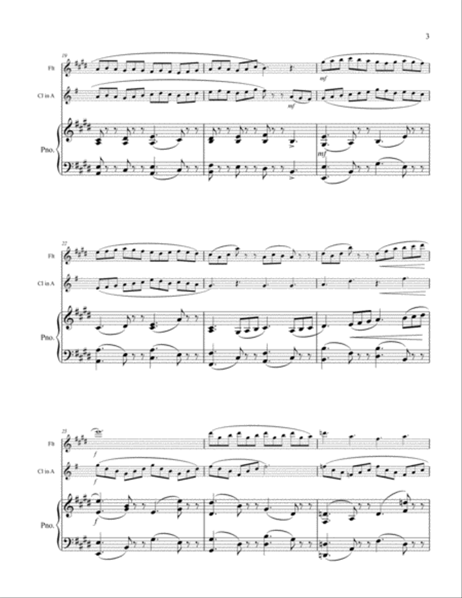 Master's Flute Small Ensemble scores gallery preview page 3