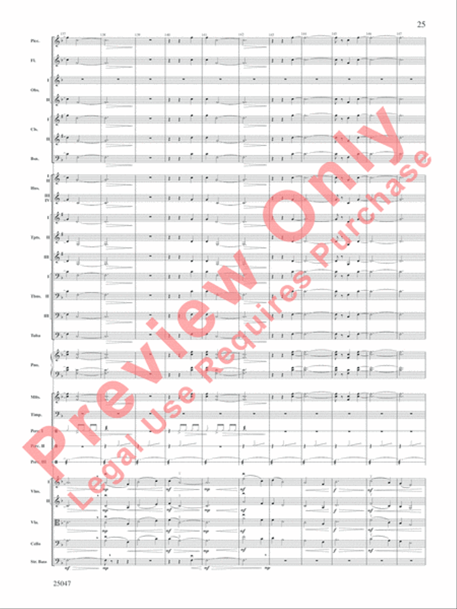 The Winds of Poseidon Full Orchestra scores gallery preview page 26
