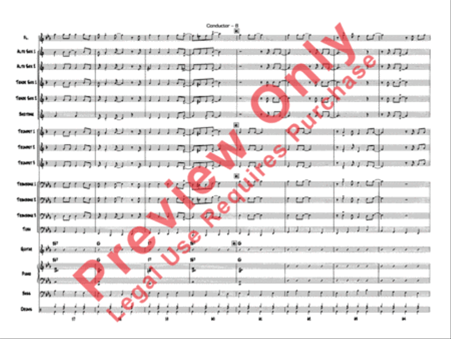 Jazzy Merry Christmas Jazz Ensemble scores gallery preview page 11
