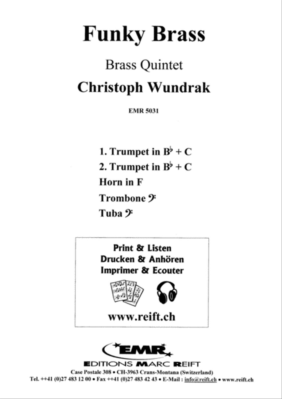Funky Brass Brass Quintet scores gallery preview page 2