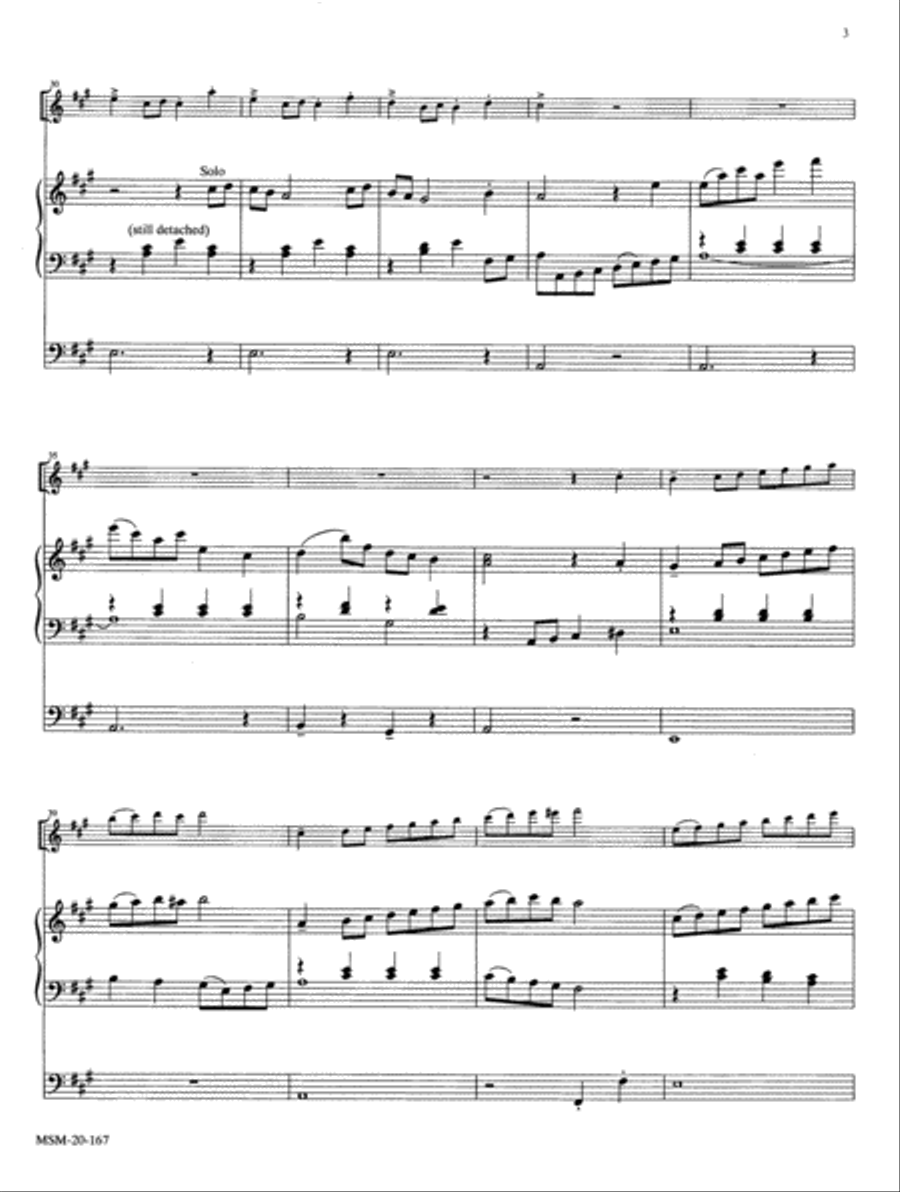 O Come, Little Children Flute scores gallery preview page 3