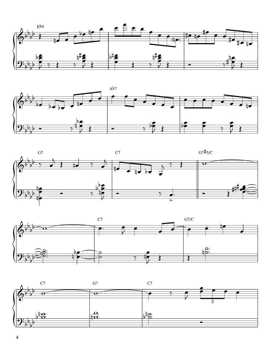 Caravan Piano scores gallery preview page 4