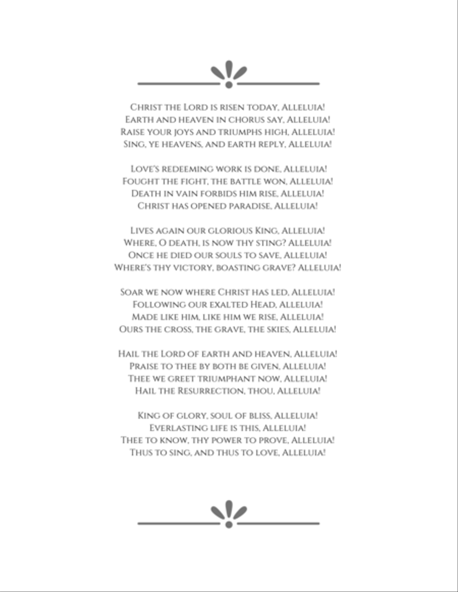 Christ the Lord Is Risen Today - Violin Quartet Violin scores gallery preview page 2