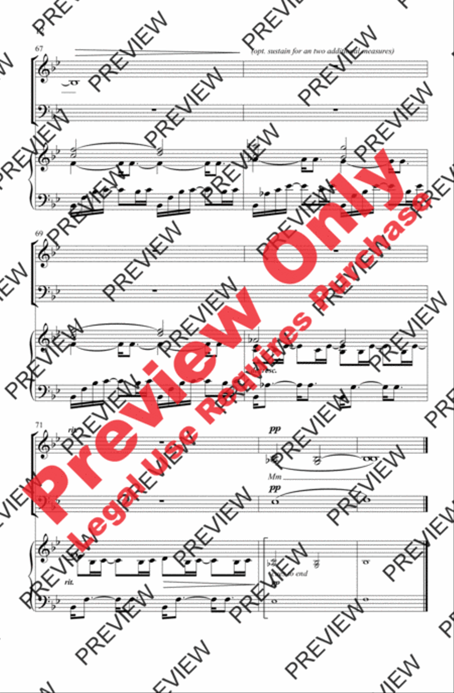 Song for a Winter's Night 3-Part scores gallery preview page 12