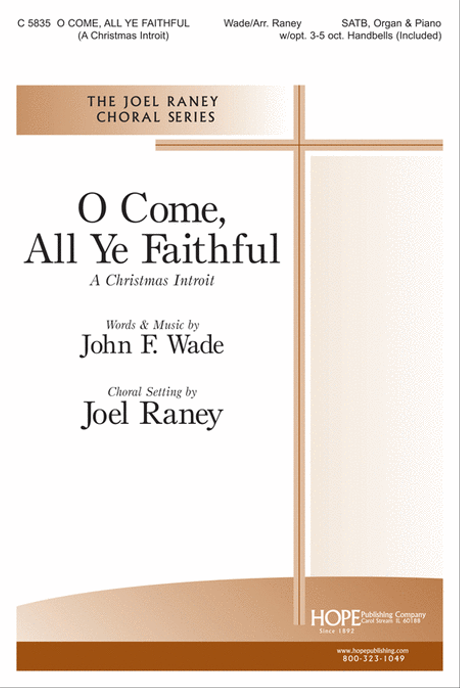 O Come, All Ye Faithful 4-Part scores gallery preview page 1