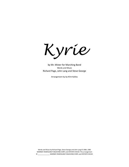 Kyrie (kyrie Eleison) image number null