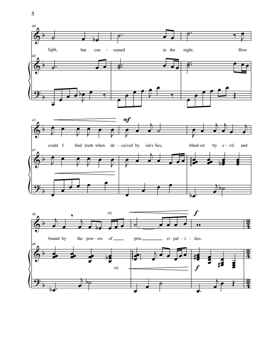 Then Jesus Came to Me Then Jesus Came to Me Vocal Duet scores gallery preview page 5