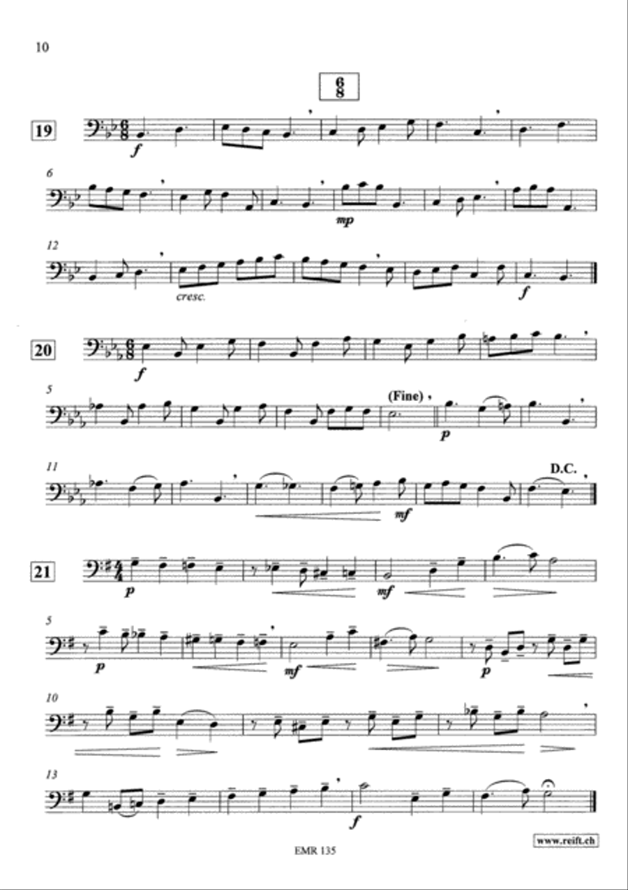 Technical & Melodic Studies Vol. 2 Trombone scores gallery preview page 10