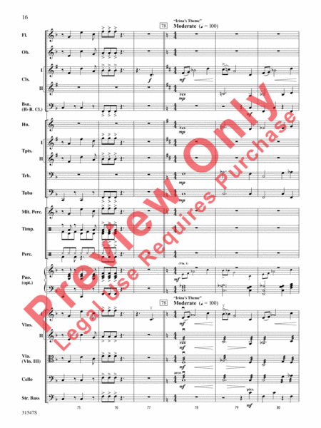 Selections from Indiana Jones and the Kingdom of the Crystal Skull (score only)