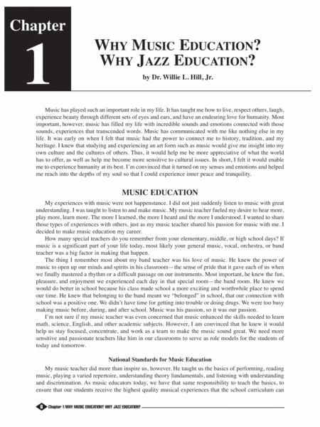 Jazz Pedagogy