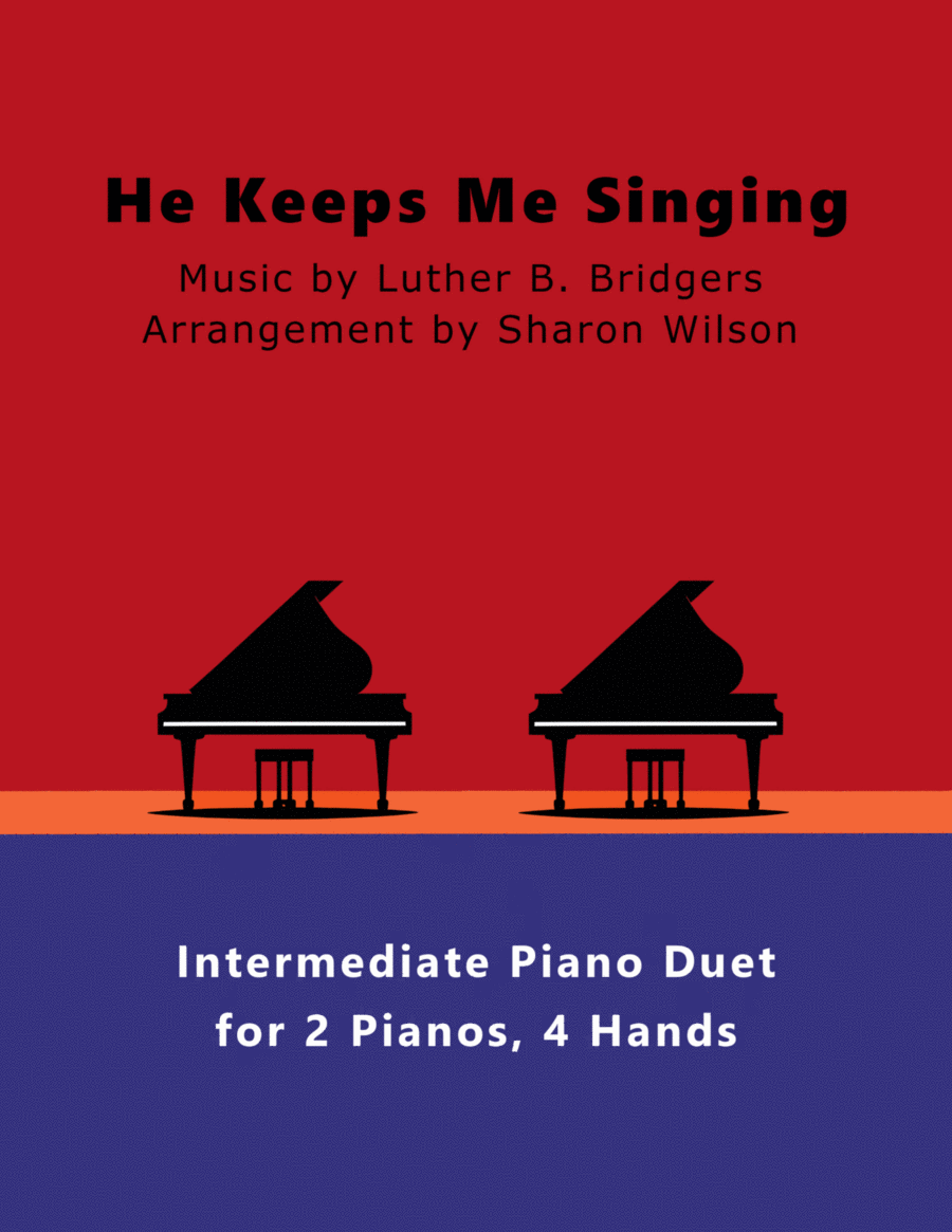 He Keeps Me Singing (2 Pianos, 4 Hands Duet) 2 Pianos, 4-Hands scores gallery preview page 1