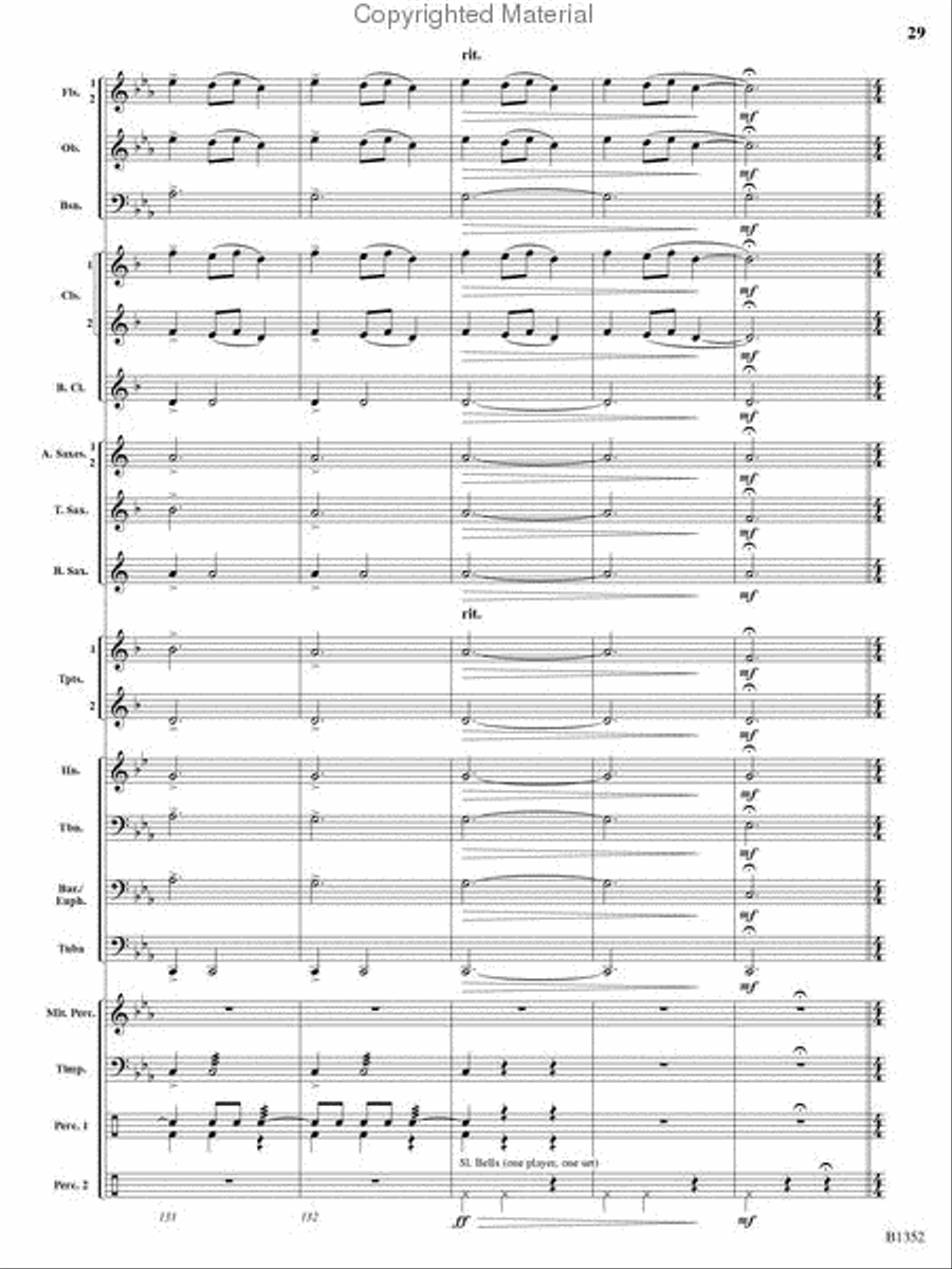 A Christmas Montage Concert Band scores gallery preview page 28