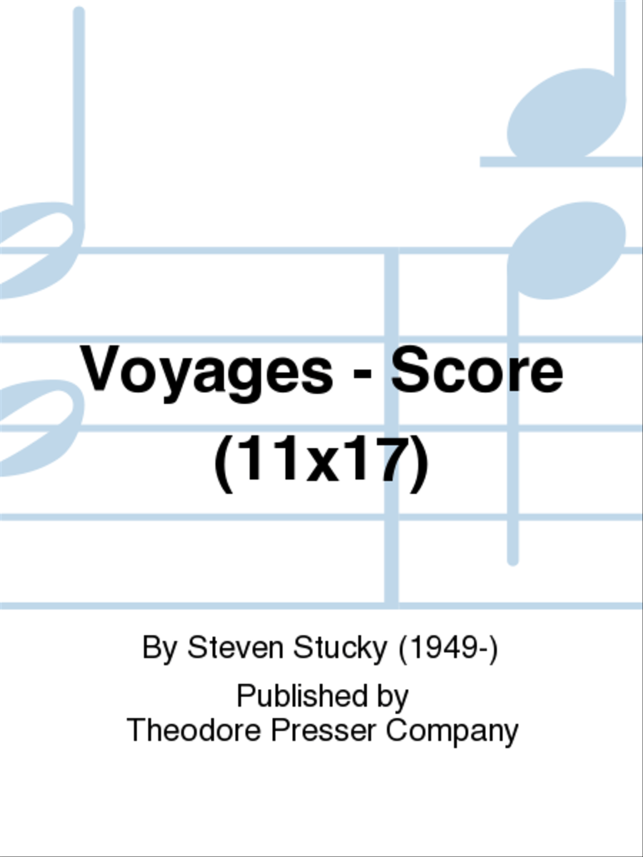 Voyages - Score (11X17) Orchestra scores gallery preview page 1