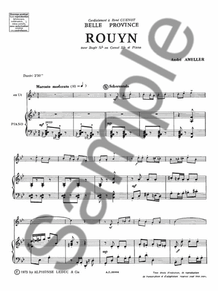 Rouyn Op.185 (trumpet & Piano)