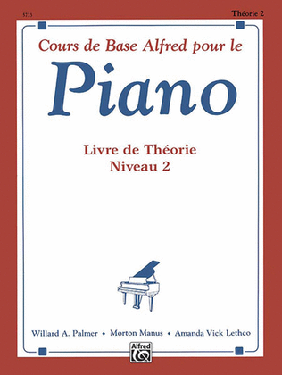 Book cover for Alfred's Basic Piano Library: French Edition Theory Book 2