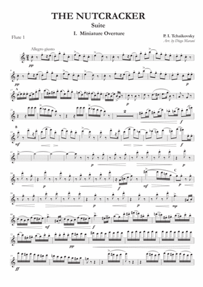 "Miniature Overture" from Nutcracker Suite for Flute Quartet