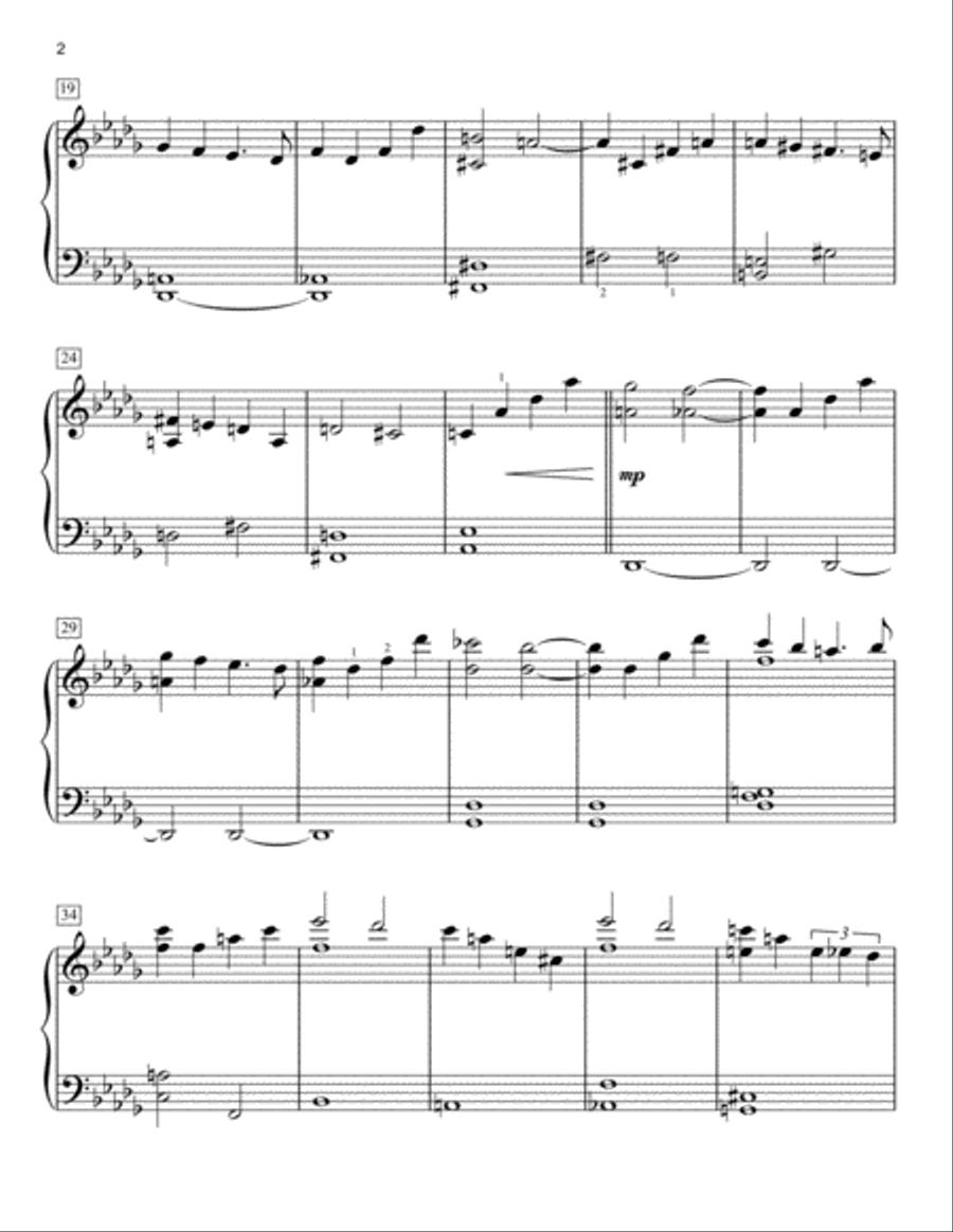 Luke And Leia (from Star Wars: Return of the Jedi) Easy Piano scores gallery preview page 2