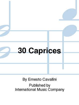 Book cover for 30 Caprices