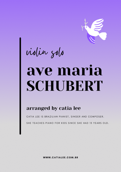 Ave Maria - Schubert for violin solo F Major image number null