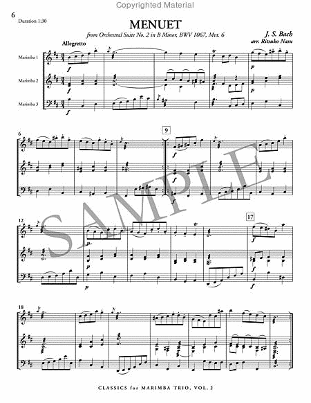 Classics for Marimba Trio, Vol. 2 image number null