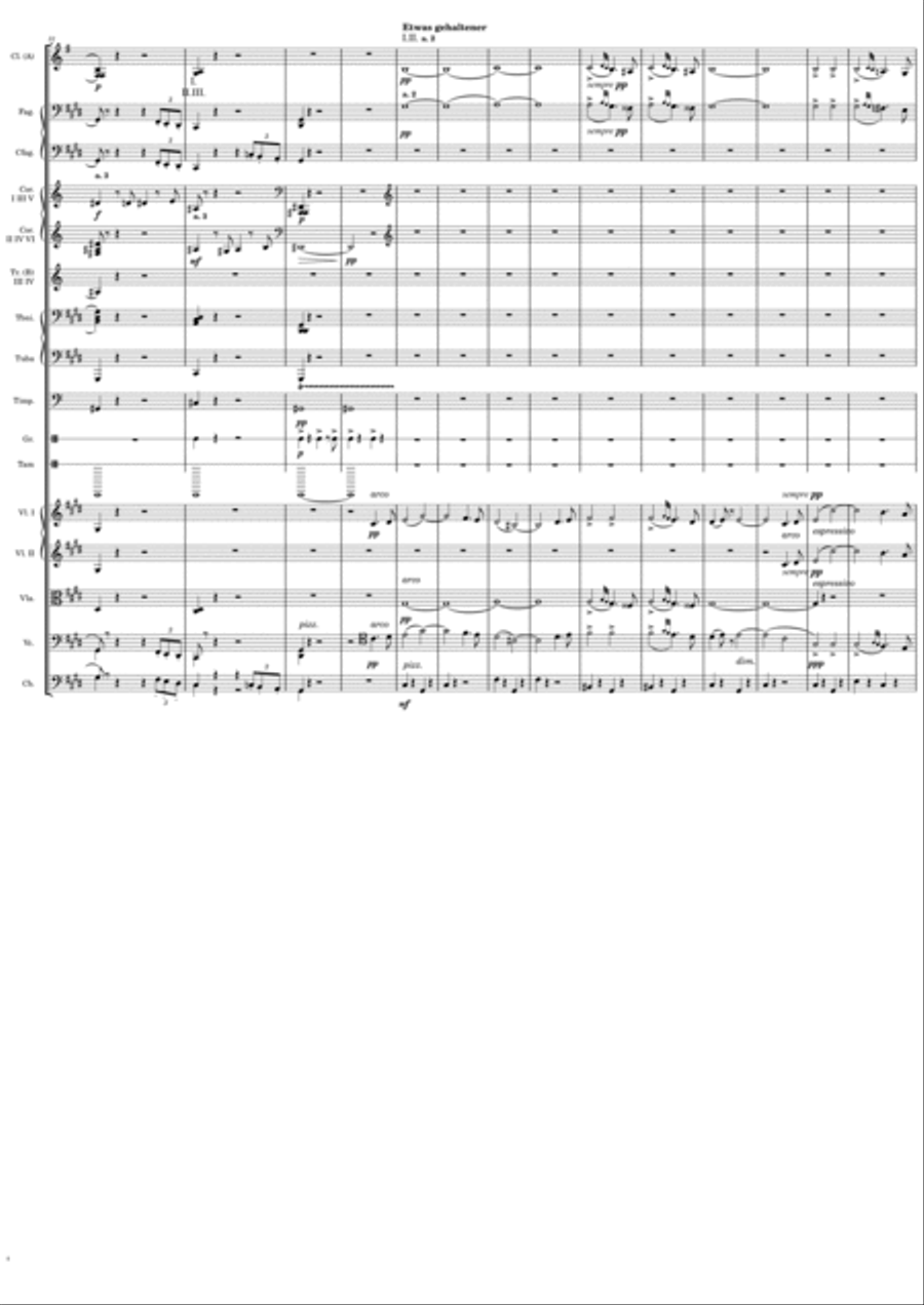 Symphony No. 5 (1st Movement) Full Orchestra scores gallery preview page 4