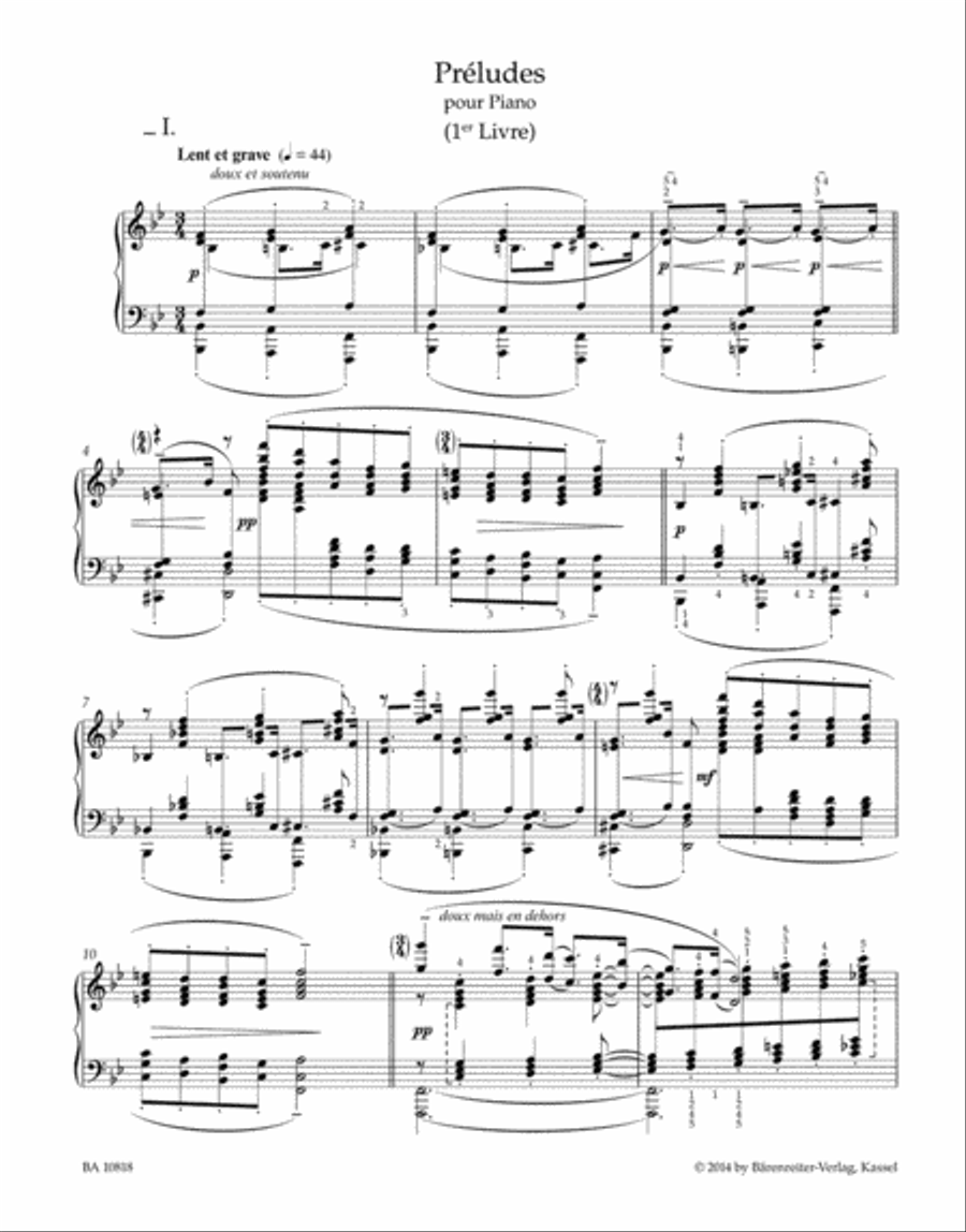 Preludes fur Klavier, 1. Band Piano Solo scores gallery preview page 2