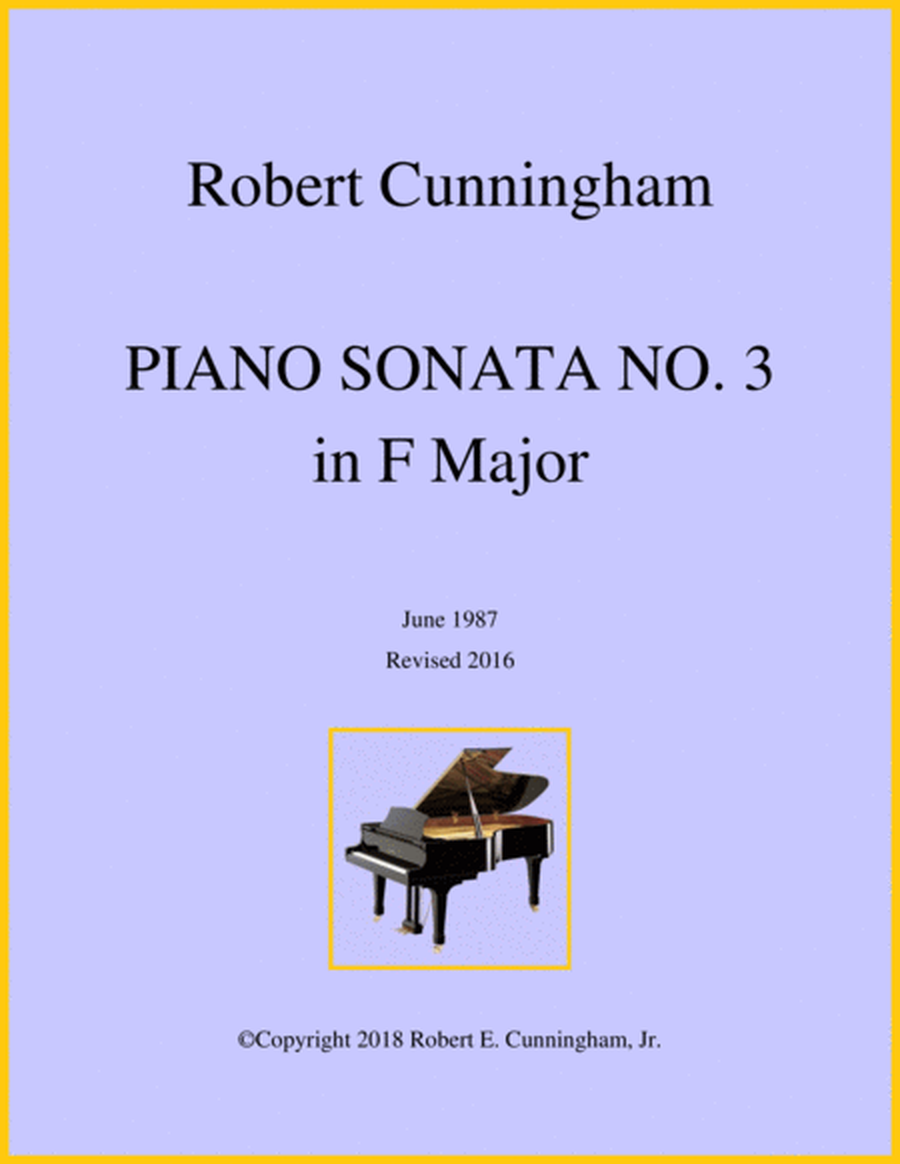 Piano Sonata No. 3 in F Major image number null