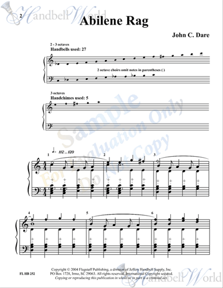 Abilene Rag 3-Octaves scores gallery preview page 2