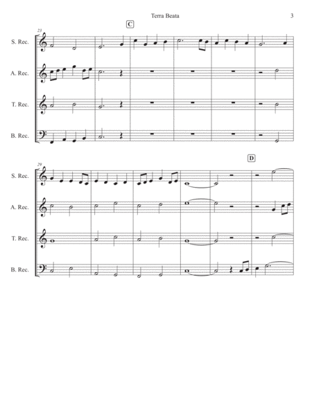 Terra Beata ("This is My Father's World") for Recorder Ensemble image number null