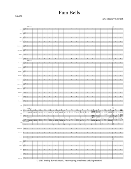 Fum Bells Score - Orchestra & Choir image number null