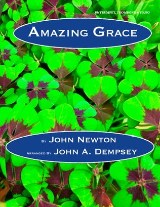 Book cover for Amazing Grace (Trio for Trumpet, Trombone and Piano)