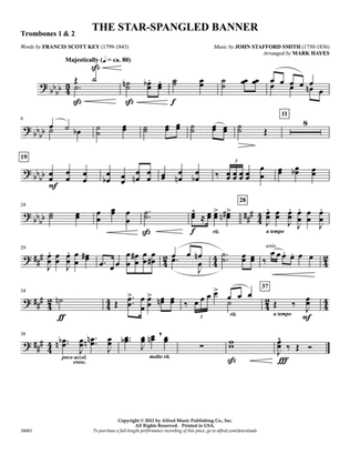 The Star-Spangled Banner: 1st & 2nd Trombones