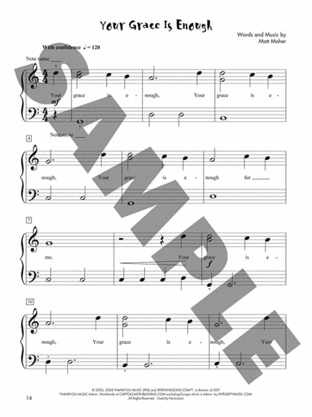 The Worship Piano Method Songbook - Level 1 image number null