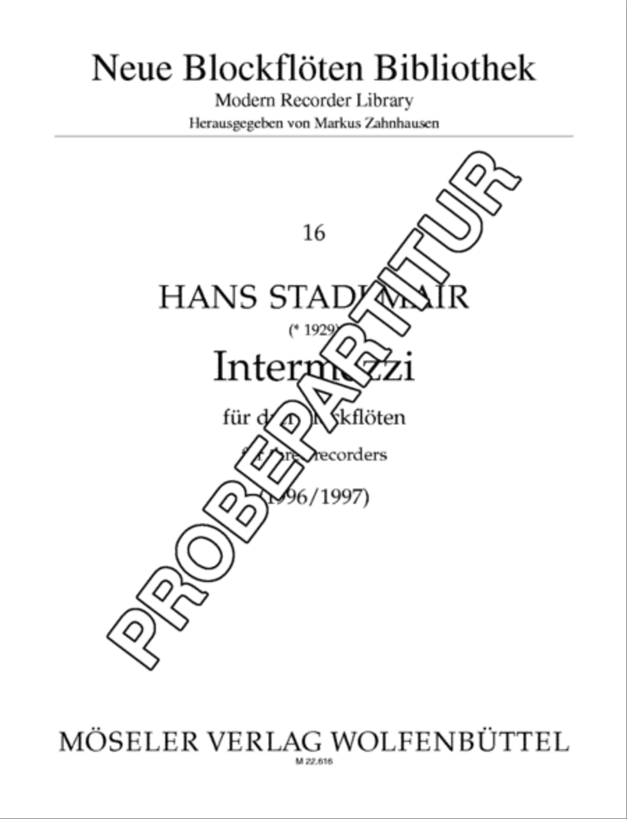 Intermezzi Recorder scores gallery preview page 2