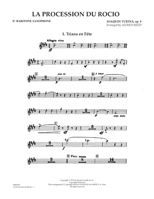 La Procession du Rocio (arr. Alfred Reed) - Eb Baritone Saxophone