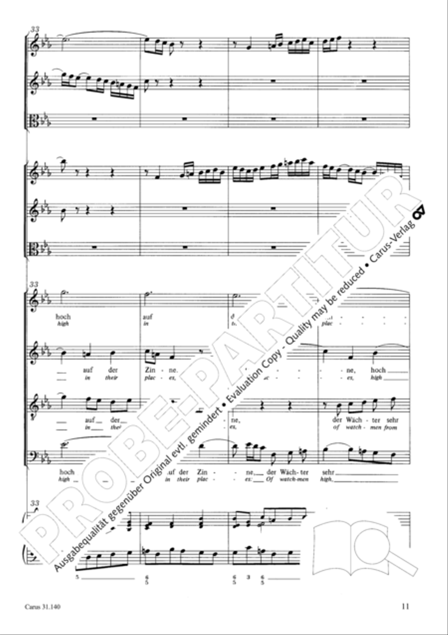 Wake, o wake and hear the voices STB scores gallery preview page 12