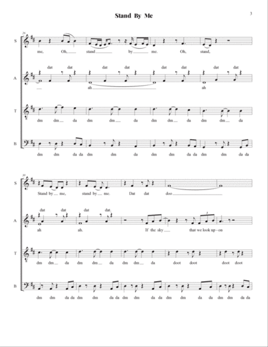 Stand By Me Stand By Me Divisi scores gallery preview page 3