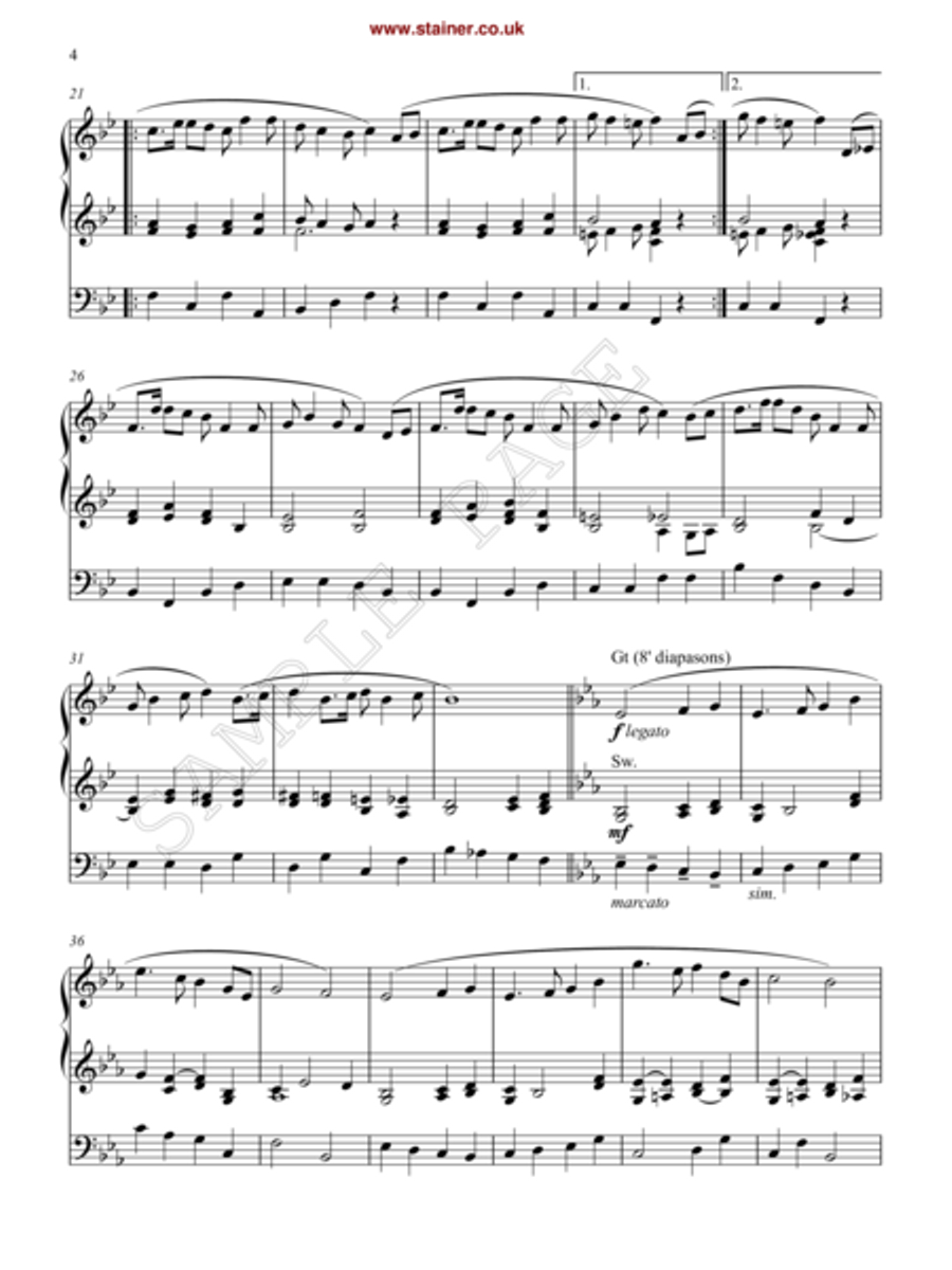The Royal Standard. Organ Organ scores gallery preview page 3