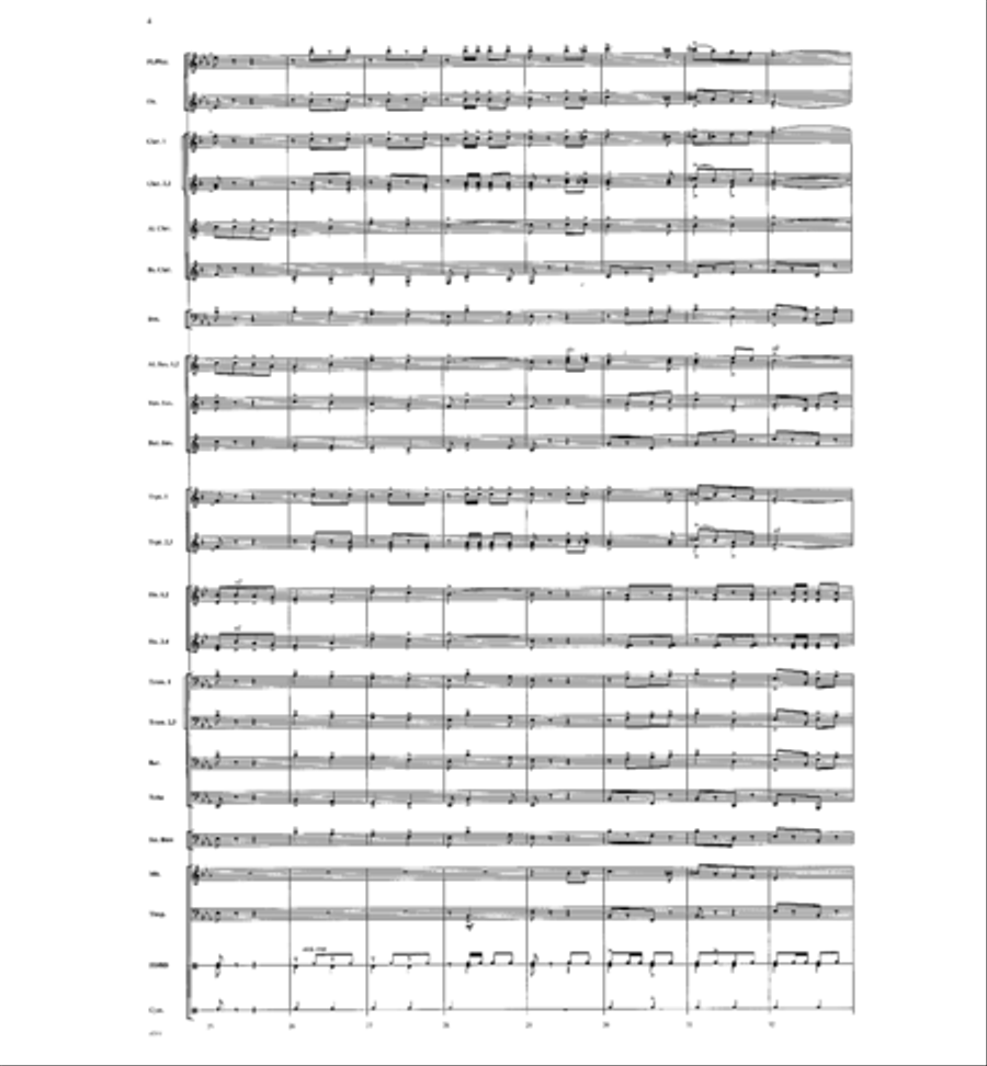 March: Celebration and Glory Concert Band scores gallery preview page 5