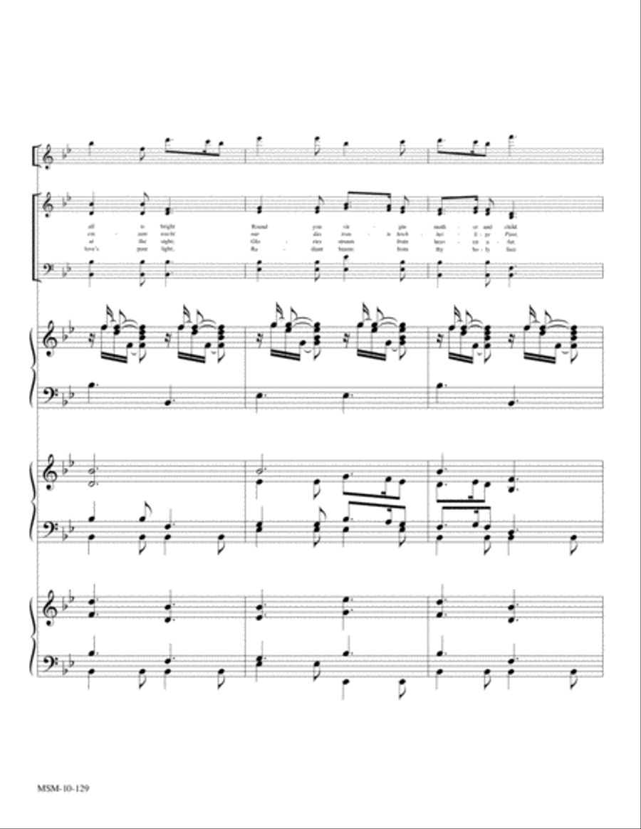 Tis the Season: Creative Accompaniments and Descants for Christmas Carols Sung in Harmony. 4-Part scores gallery preview page 5