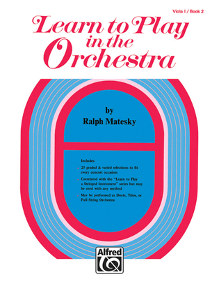 Book cover for Learn to Play in the Orchestra, Book 2