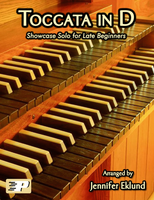 Book cover for Toccata in D (Easy Piano Solo)