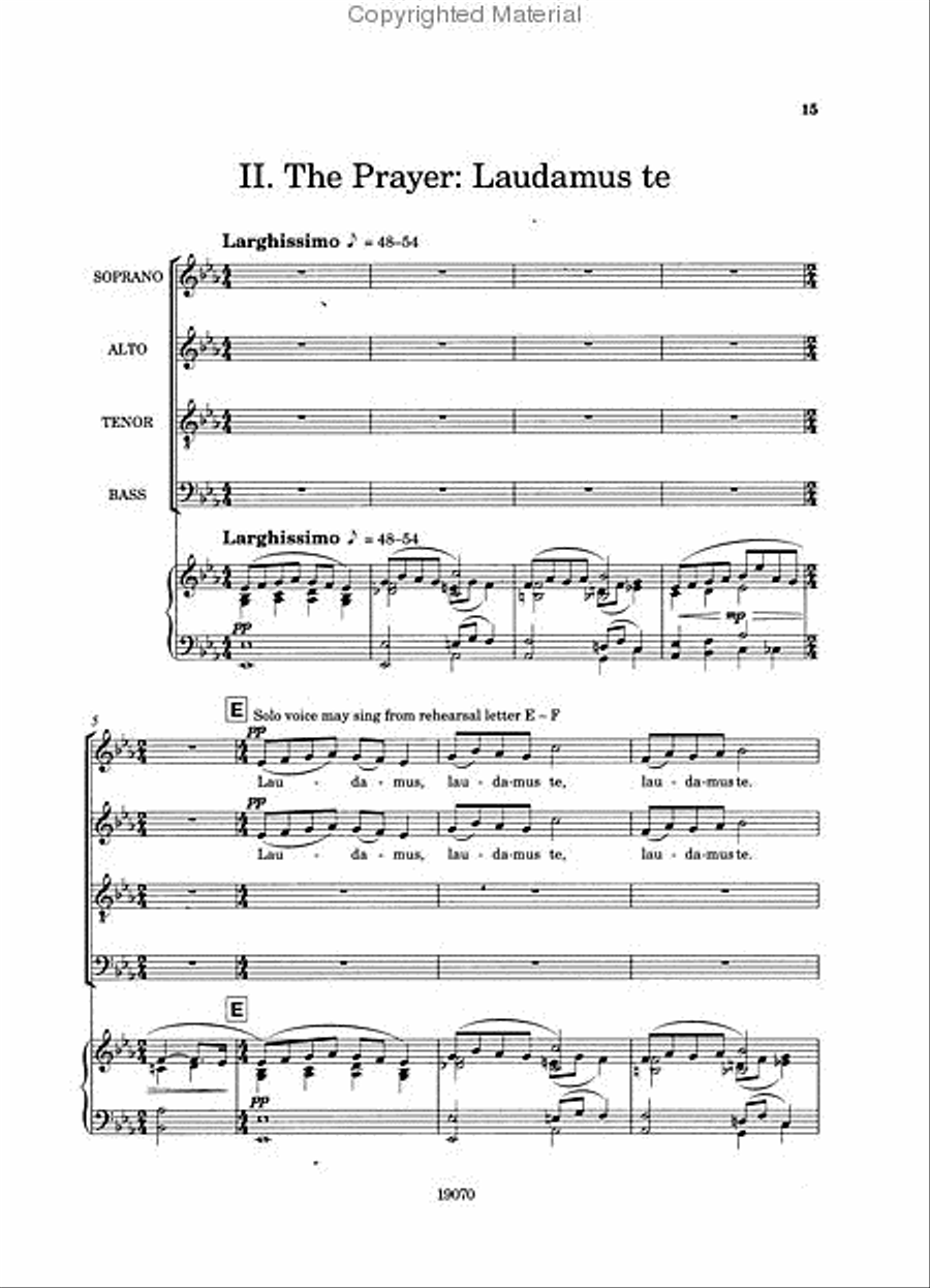 Gloria 4-Part scores gallery preview page 3